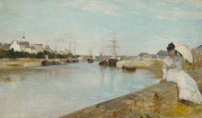 Der Hafen von Lorient, 1869 von Berthe Morisot