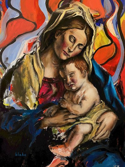 Madonna und Kind von Blake Munch