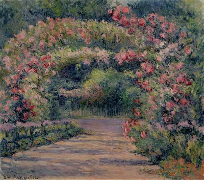 Rosenlaube in Giverny von Blanche Hoschede Monet