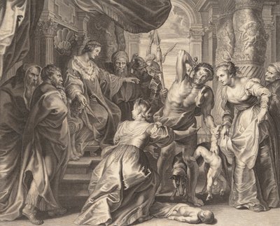 Das Urteil Salomos, 1595-1633 von Boetius Adams Bolswert