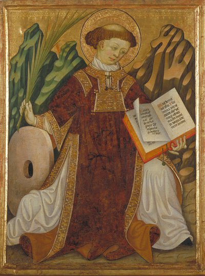 Heiliger Vinzenz, ca. 1430 von Bonanat Zaortiga