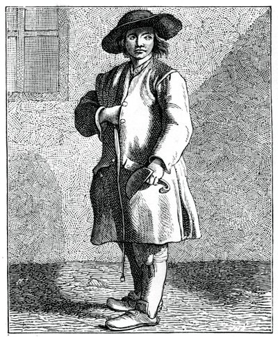 Ein Schornsteinfeger, 1737-1742 von Bouchardon