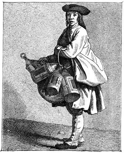 Ein Laternenhändler von Bouchardon