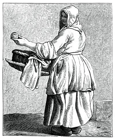 Gebackene Äpfel!, 1737-1742 von Bouchardon