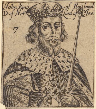 Johann, König von England von British 17th Century