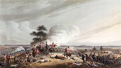 Die Schlacht von Waterloo, 18. Juni von British School