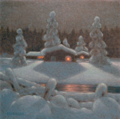 Winternacht von Bror Lindh