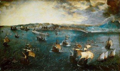Blick auf die Bucht von Neapel, ca. 1550-1565 von Bruegel