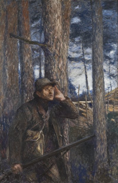Ein Wilderer, 1894 von Bruno Andreas Liljefors