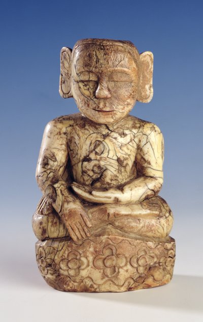 Sitzender Buddha von Burmese School