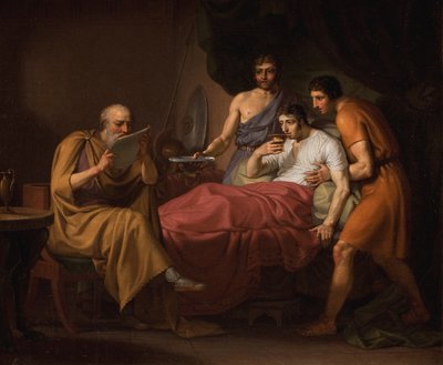 Alexander der Große auf seinem Krankenbett von Christoffer Wilhelm Eckersberg