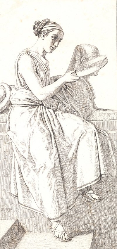 Die Vernunft. Allegorische Figur von Christoffer Wilhelm Eckersberg