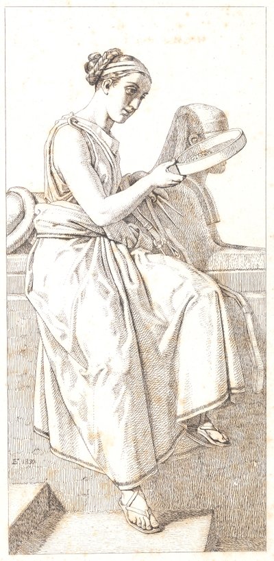 Fornuften. Allegorische Figur von Christoffer Wilhelm Eckersberg