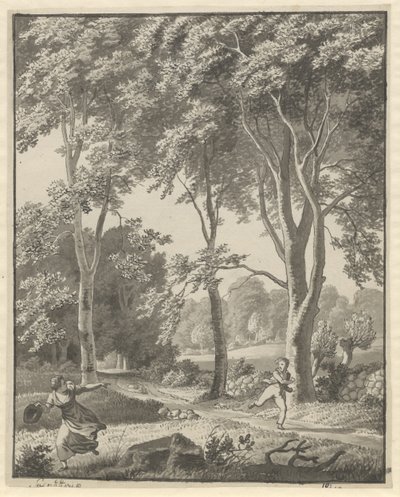 Aus den Wäldern bei Svendstrup von Christoffer Wilhelm Eckersberg