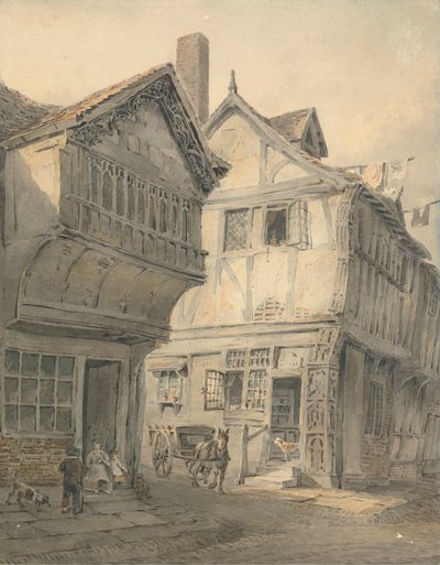 Alte Häuser in St. Albans von C. John M. Whichelo