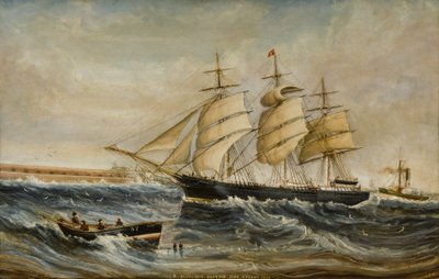 Die Agincourt fährt in den Tyne ein von C. Robinson