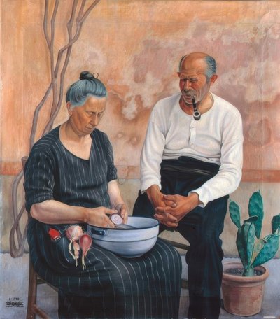 Tränen der Zwiebel von Cagnaccio di San Pietro