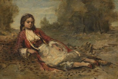 Algerierin von Camille Corot
