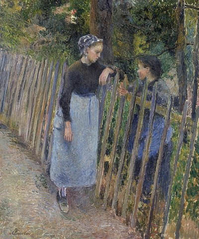 Das Gespräch von Camille Jacob Pissarro