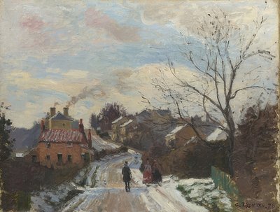 Fox Hill, Upper Norwood. 1870 von Camille Jacob Pissarro