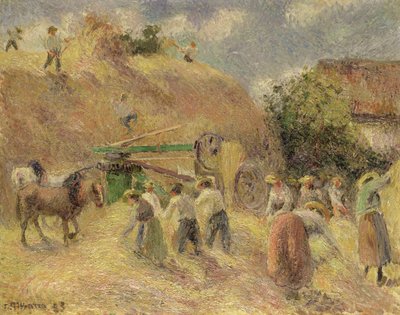 Die Ernte, 1883 von Camille Jacob Pissarro