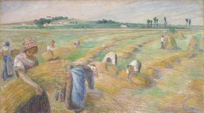 收穫 von Camille Pissarro
