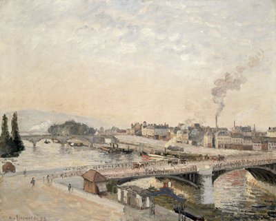 Boieldieu- und Corneille-Brücken von Camille Jacob Pissarro