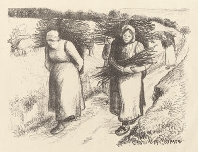 Holzträger von Camille Pissarro