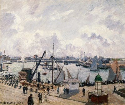 Der Kai von Southampton in Le Havre von Camille Pissarro