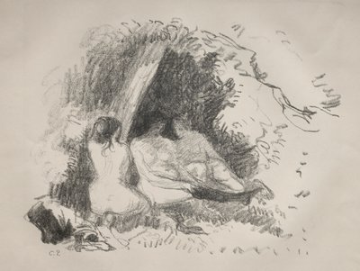 Nackte Frauen von Camille Pissarro