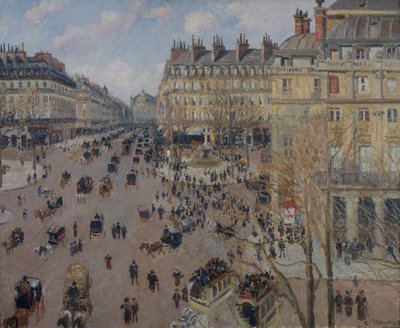 Place du Théâtre Français, 1898 von Camille Pissarro