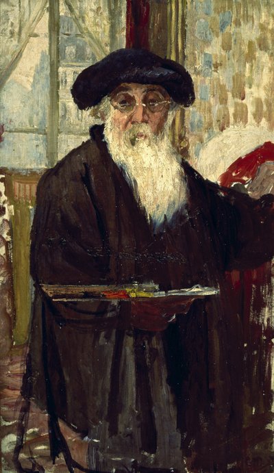 Selbstporträt, ca. 1898 von Camille Jacob Pissarro