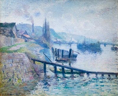 Der heilige Catherine-Hügel in Rouen von Camille Pissarro