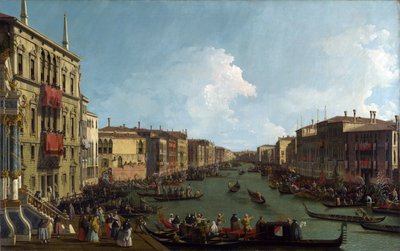 Eine Regatta auf dem Canal Grande von Canaletto