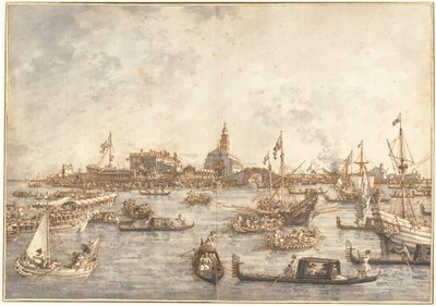 Himmelfahrtsfest in Venedig von Canaletto