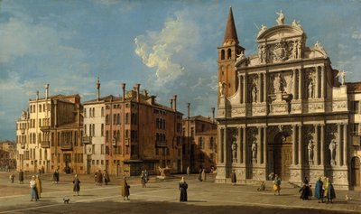 Campo Santa Maria Zobenigo, Venedig, 1730er Jahre von Giovanni Antonio Canal