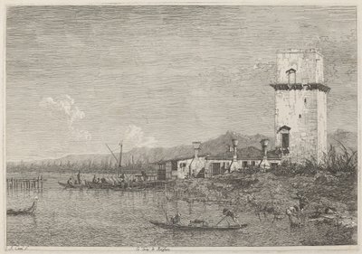 La Torre di Malghera von Canaletto