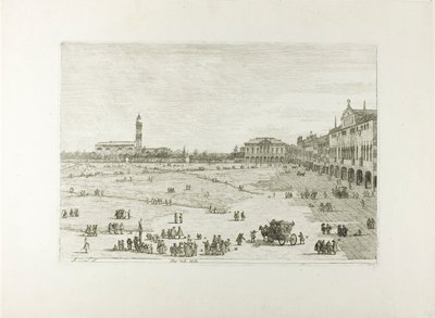 Prà della Valle, aus Vedute von Canaletto
