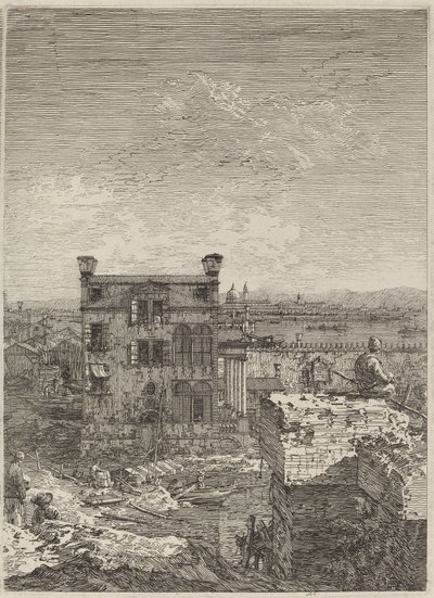 Das Haus mit dem Peristyl von Canaletto
