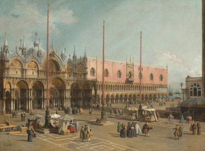 Der Markusplatz in Venedig, 1742-1744 von Canaletto