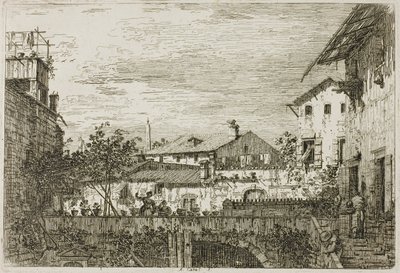 Die Terrasse, aus Vedute von Canaletto