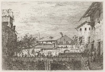 Die Terrasse, ca. 1735-1746 von Canaletto