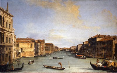 Ansicht des Canal Grande, 1726-1728 von Giovanni Antonio Canal