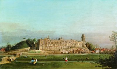 Warwick Castle, 1748 von Giovanni Antonio Canal