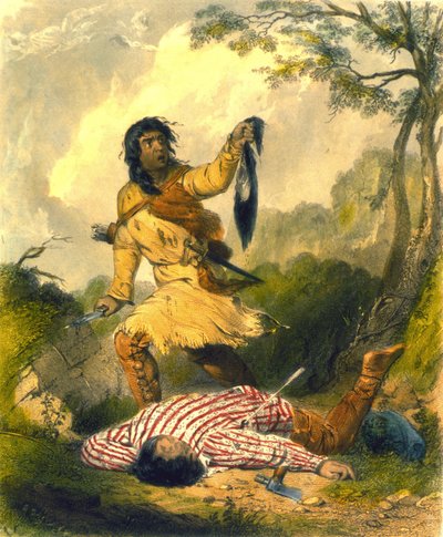 Todesschrei, 1853 von Captain Seth Eastman