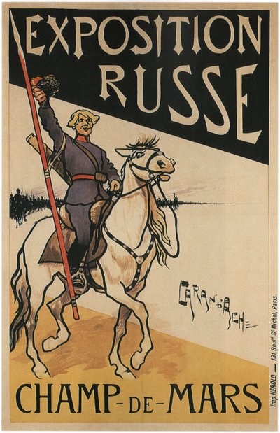 Russische Ausstellung Champ-De-Mars, 1895 von Caran d’Ache