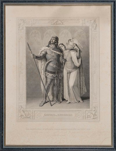 Das Nibelungenlied. Siegfried und Kriemhild, 1860 von Carl Arnold Gonzenbach
