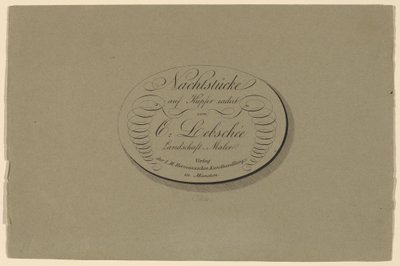 Vier Nachtstücke von Carl August Lebschee