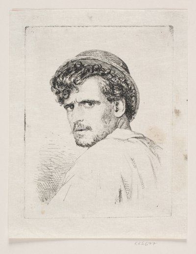 Kopf eines Italieners von Carl Bloch