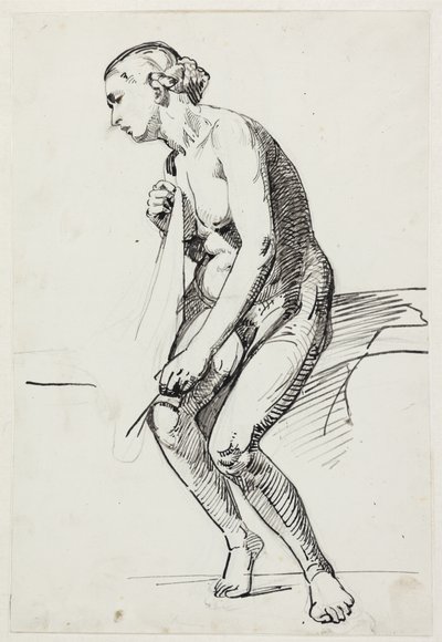 Studien für das Museumsbild "Jairi Tochter" von Carl Bloch